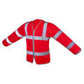 EN20471 High quality color matching reflective safety vest traffic safety vest long sleeve with good quick-dry